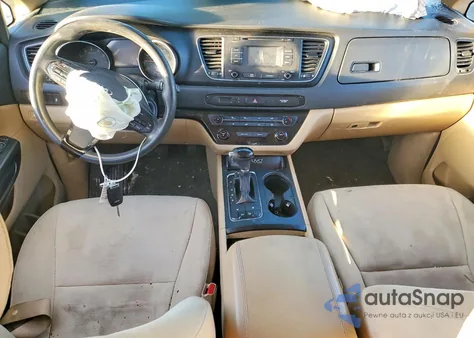 2015 Kia Sedona Lx из США, поврежденный, VIN KNDMB5C10F6019408